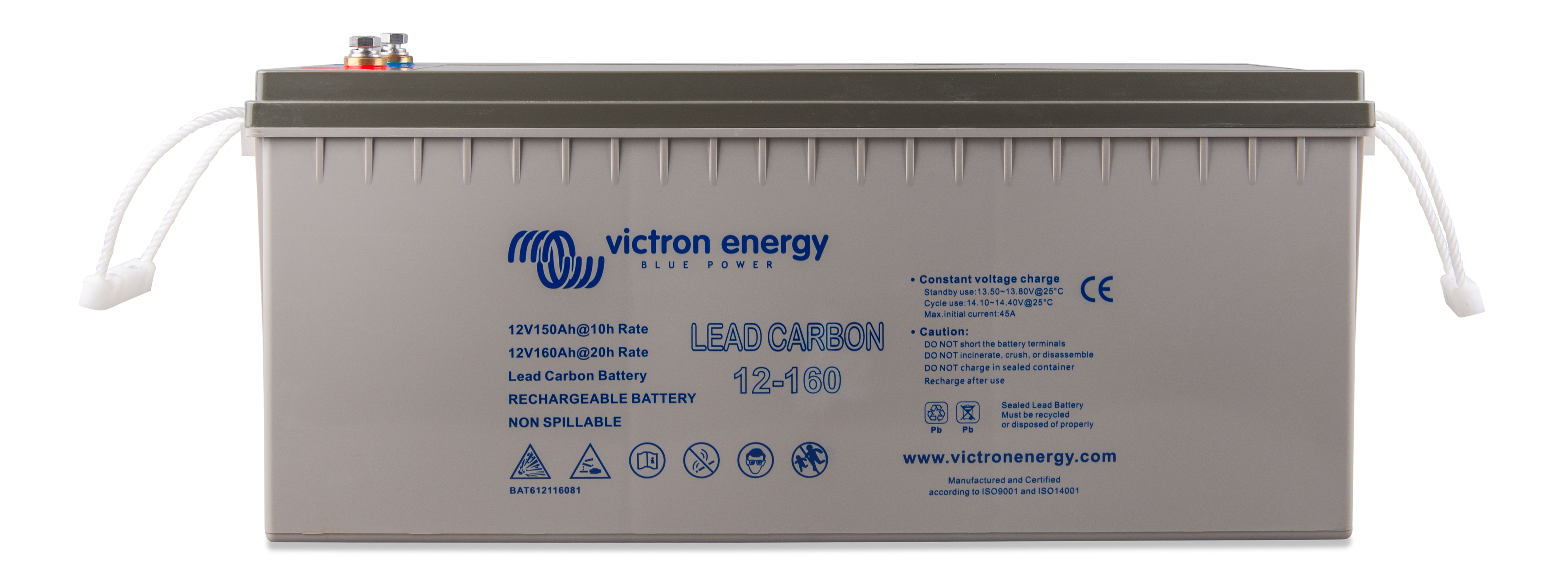 Victron 12V/160Ah Lead Carbon Battery (M8)