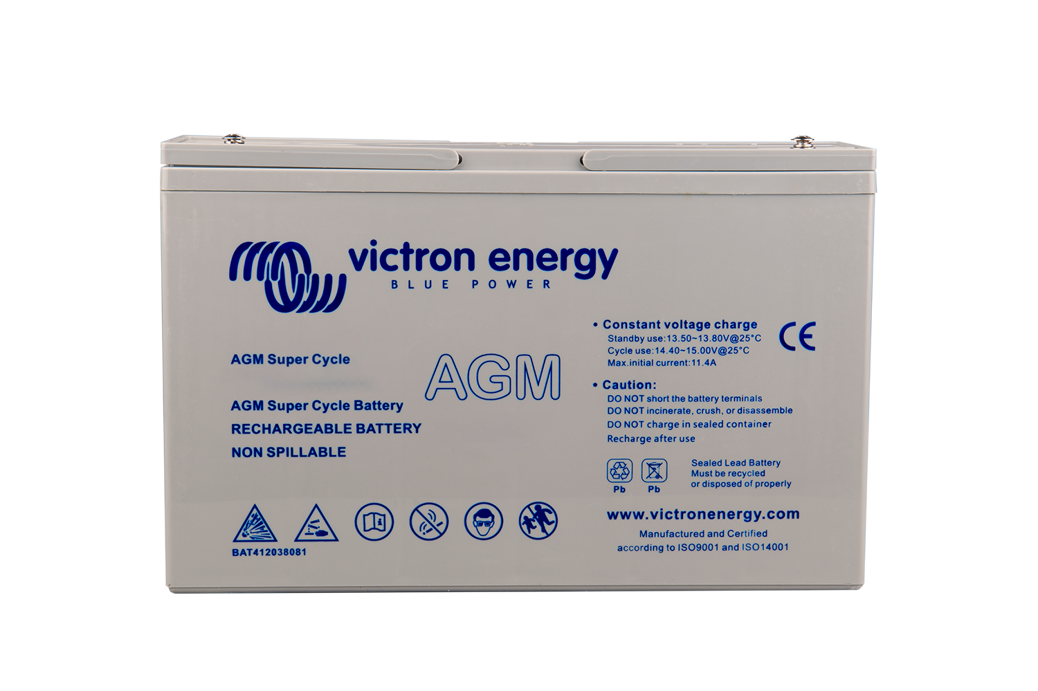 Victron 12V/15Ah AGM Super Cycle Battery 