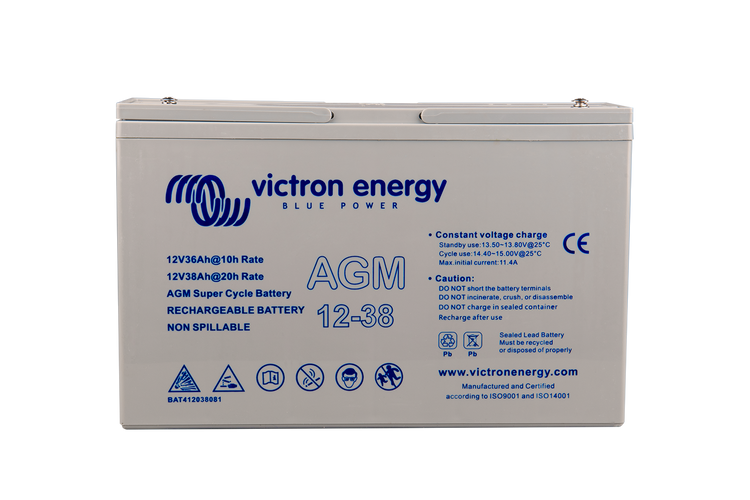 Victron 12V/38Ah AGM Super Cycle Battery (M5)