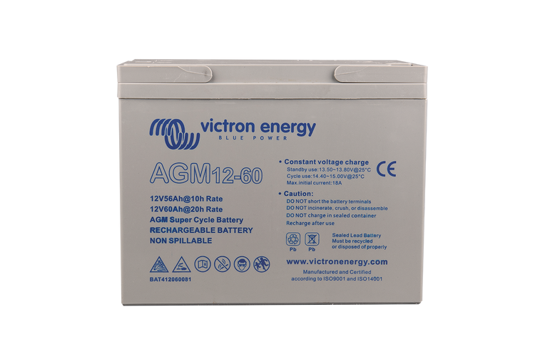 Victron 12V/60Ah AGM Super Cycle Battery (M5)