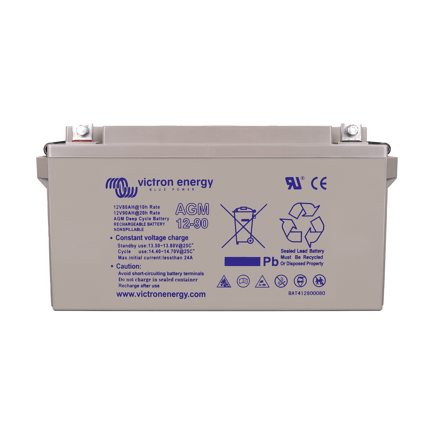 Victron 12V/90Ah AGM Deep Cycle Battery